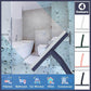 Shower Squeegee Bathroom Mirror Window Glass Cleaner Wiper Home Cleaning Tool - Green