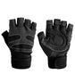 XL Size Aolikes Weight Lifting Gloves Gym Bodybuilding Fitness Workout Cycling Crossfit - One Pair Grey