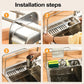 Retractable Kitchen Sink Draining Rack Water Filter Basket Storage Shelf Home - Silver