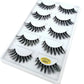 5 Pairs 3D Natural Thick False Fake Eyelashes Eye Lashes Mink Makeup Extension - G803