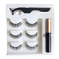 Magnetic False Eyelashes Natural Eye Lashes Extension Liquid Eyeliner Tweezer - Model 14