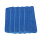 Replacement Microfiber Flat Mop Head Refill Floor Cleaning Pads Absorbent Cloths - Red