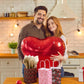 30x Valentines Day Love-Themed Tote Bag Elegant Kraft Paper Handbag Lightweight - Y167