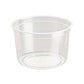 100PCS Transparent Packing Box With Cover Plastic Dessert Bowl Food Container - Lid