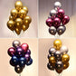 Metallic Latex Balloons 12 Inch Chrome Party Balloons for Birthday Wedding Decoration - Light Purple 50PCS