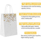 30PCS Kraft Paper Gift Bags Small Love Candy Bags Gold Foil Wedding Party Favors - White-Rose Gold Foil