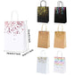 30PCS Kraft Paper Gift Bags Small Love Candy Bags Gold Foil Wedding Party Favors - Black-Gold Foil