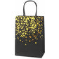 30PCS Kraft Paper Gift Bags Small Love Candy Bags Gold Foil Wedding Party Favors - Black-Gold Foil