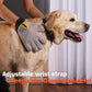 Pet Dog Cat Massage Hair Removal Grooming Comb Touch Cleaning Brush Magic Glove - Pink Left Hand