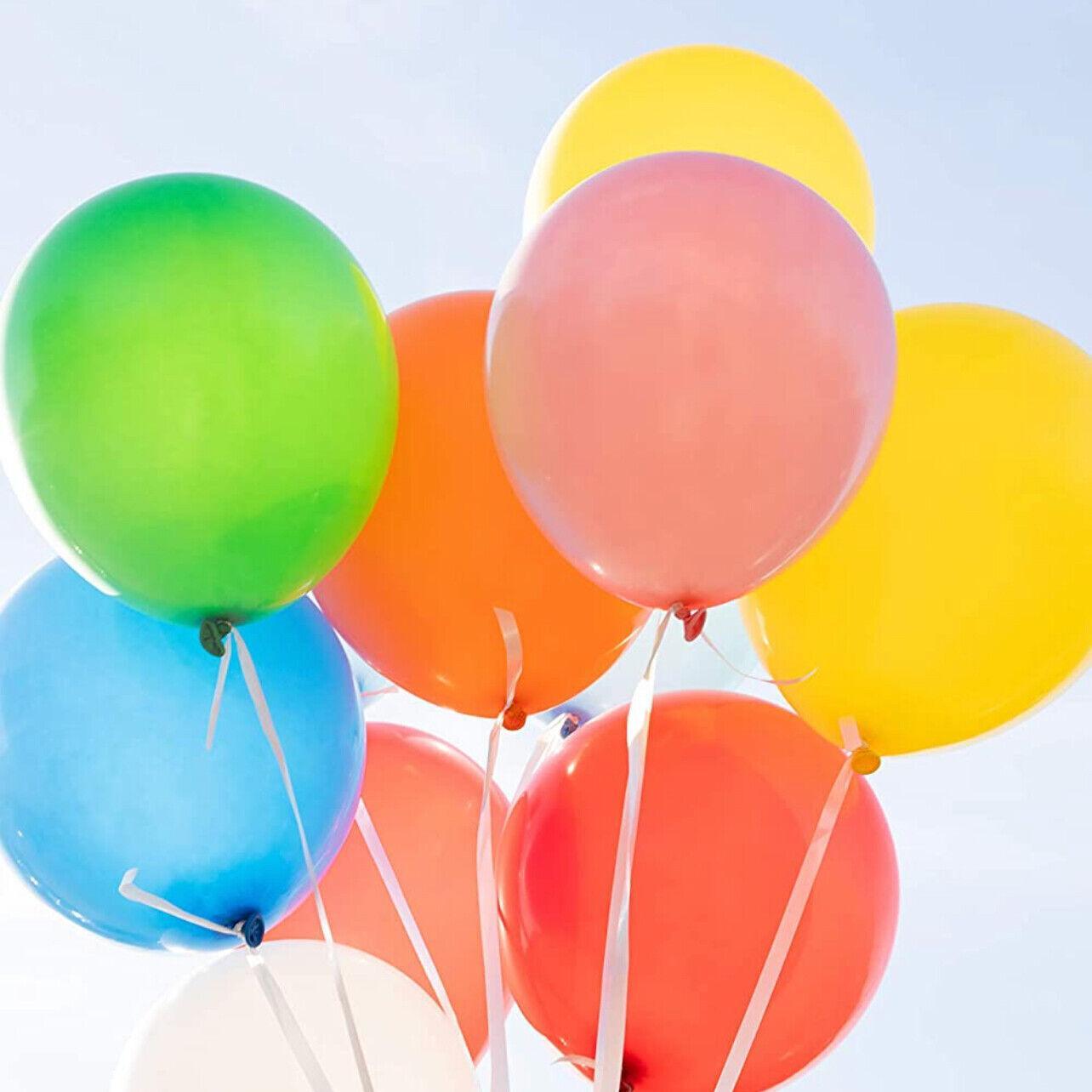 100PCS 10 Inch Latex Balloons Party Decorations Birthday Wedding Balloon Solid Colour - Silver
