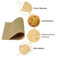 100PCS Pizza Box Pads Greaseproof Paper Food Liners Oil Resistant Pizza Mat - 10inch