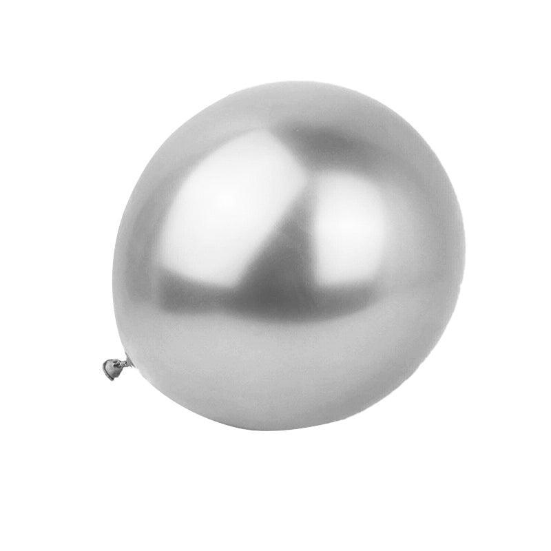 Metallic Latex Balloons 12 Inch Chrome Party Balloons for Birthday Wedding Decoration - Purple 50PCS