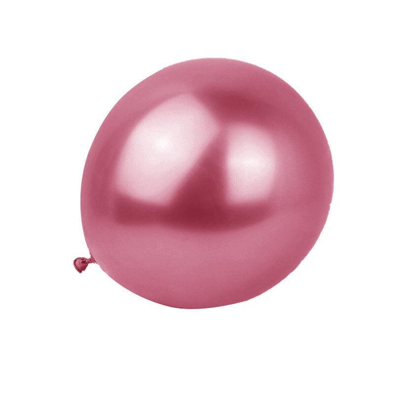 Metallic Latex Balloons 12 Inch Chrome Party Balloons for Birthday Wedding Decoration - Purple 50PCS
