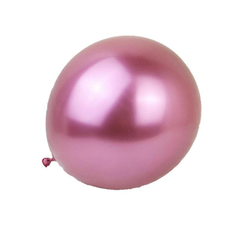 Metallic Latex Balloons 12 Inch Chrome Party Balloons for Birthday Wedding Decoration - Purple 50PCS