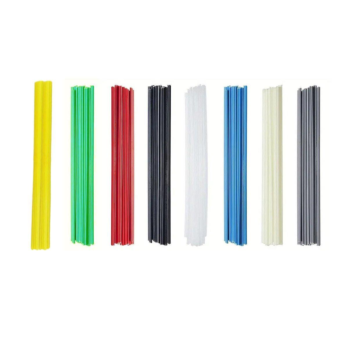 Bumper Plastic Welding Rod Torch 50CM/25CM Assorted Colours and Materials - Grey - PVC 25cm