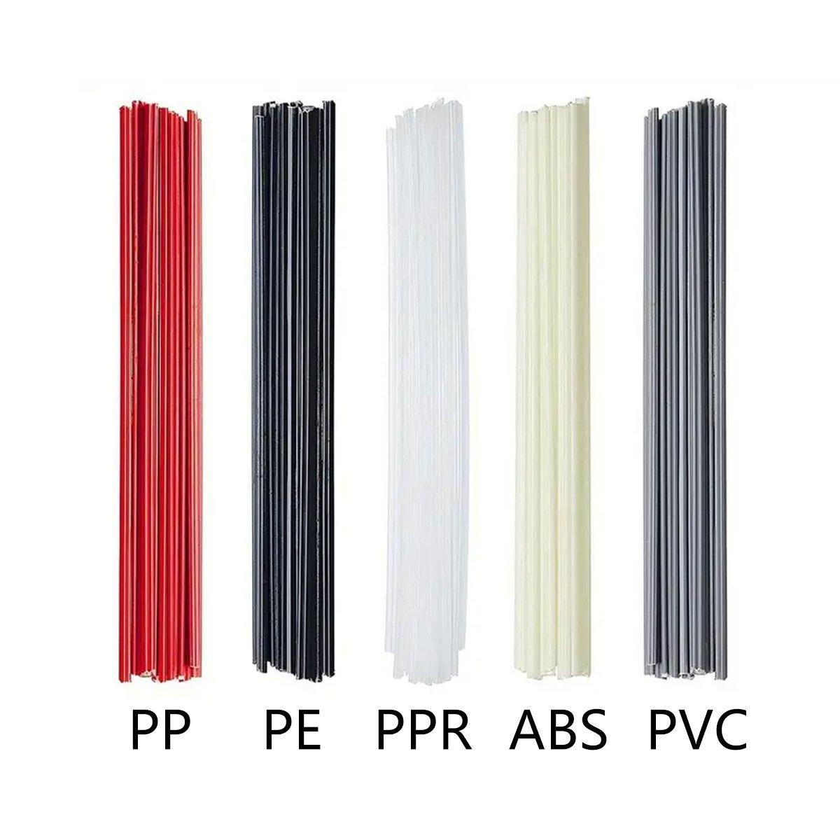 Bumper Plastic Welding Rod Torch 50CM/25CM Assorted Colours and Materials - Grey - PVC 25cm