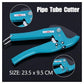 Heavy Duty PVC Pipe Cutter Ratchet Tube Cutter 42mm for Plastic Conduits