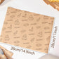 100pcs Sandwich Wrappers Oil Blotting Coated Paper Air Fryer Baking Parchment - Lemon Bear