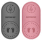 Jump Rope Mat Soundproof Shock Absorbing Mat for Indoor Fitness Yoga Floor Use - Pink