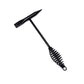 Welding Chipping Hammer Spring Handle Hold Heart Cleaning Harden DIY Metal Black - 670g