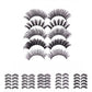 5 Pairs 3D Thick Mink Fake False Eyelashes Natural Long Wispy Makeup Lashes Au - 3D-55
