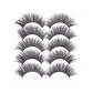 5 Pairs 3D Thick Mink Fake False Eyelashes Natural Long Wispy Makeup Lashes Au - 3D-55