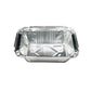 125PCS Disposable Quadrate Tin Foil Pans Oven Grill Safe Non-Stick Baking Trays - 125pcs-230ml
