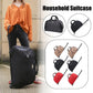 Wheeled Travel Duffle Trolley Bag Carry On Rolling Luggage Suitcase Tote Durable - Black-24in