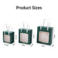 20pcs Translucent Gift Bags Packaging Tote Birthday Party Favors Candy Bags - Green-S Size