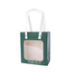 20pcs Translucent Gift Bags Packaging Tote Birthday Party Favors Candy Bags - Green-S Size