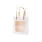 20pcs Translucent Gift Bags Packaging Tote Birthday Party Favors Candy Bags - Pink-M Size