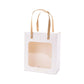 20pcs Translucent Gift Bags Packaging Tote Birthday Party Favors Candy Bags - Pink-M Size