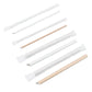 1000-2000pcs Colourful Paper Drinking Straws FOIL Metallic Party - Kraft-6*190mm 2000PCS