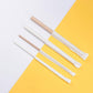 1000-2000pcs Colourful Paper Drinking Straws FOIL Metallic Party - Kraft-6*190mm 2000PCS