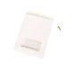 10PCS Snowflake Kraft Paper Candy Bag with Window Biscuit Self Standing Food Bag - White