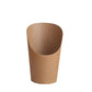 French Fries Holder Kraft Paper Cups Holder Disposable Paper Cups - 22OZ