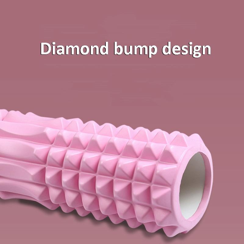 3-In-1 Eva Foam Roller Set 33Cm Length Black Crescent