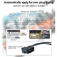 5 Inch Obd2 Head Up Display Car Speed Revolving Speed Water Temp Battery Voltage