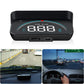 Universal Car Obd2 Hud 3.5 Inch Vehicle Head Up Display