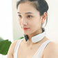 Remote Heating Neck Massager With Electromagnetic Pulse And Heat