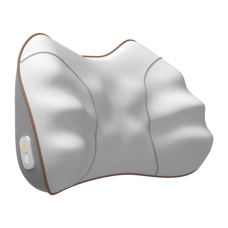 Portable Lumbar And Neck Massager For Car Gray Charging Model - Wired Model Yellow