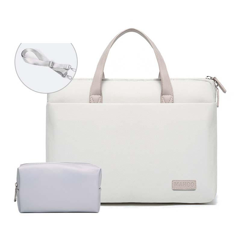 Ultra-Thin Macbook Laptop Messenger Bag - Gray Power Bag 13.3-14 Inches