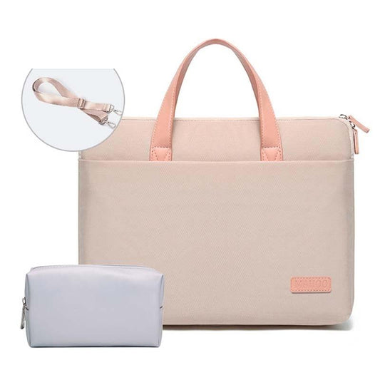 Ultra-thin Macbook Laptop Messenger Bag - Khaki & Gray Power Bag 13.3-14 Inches