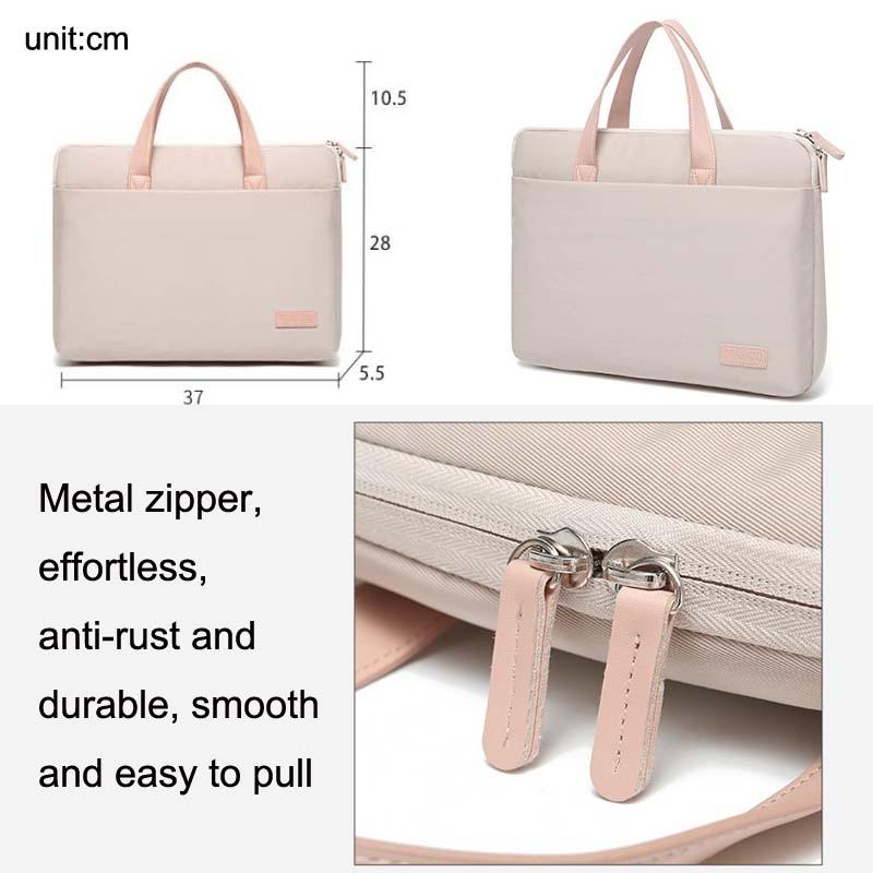 Ultra-thin Macbook Laptop Messenger Bag - Khaki & Gray Power Bag 13.3-14 Inches