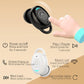 Mini Invisible Bluetooth Earphone - Single Ear Stereo Wireless - Black