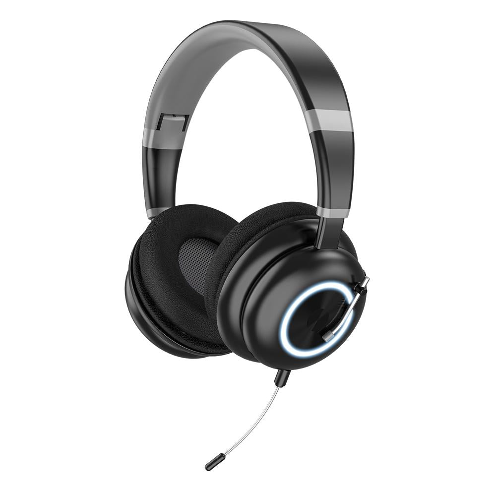 Foldable Wireless Headset With Mic Ke-29 - White