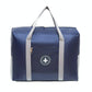 Folding Travel Bag with Trolley Case for Luggage - Black