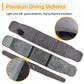 Usb Heated Massage Lumbar Belt Gray
