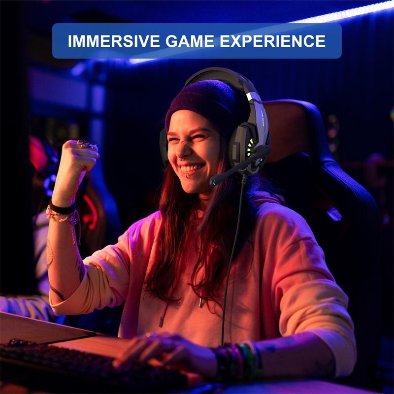 2.1M Gaming Headset With Mic Kotion Each G9000 Plus - Black