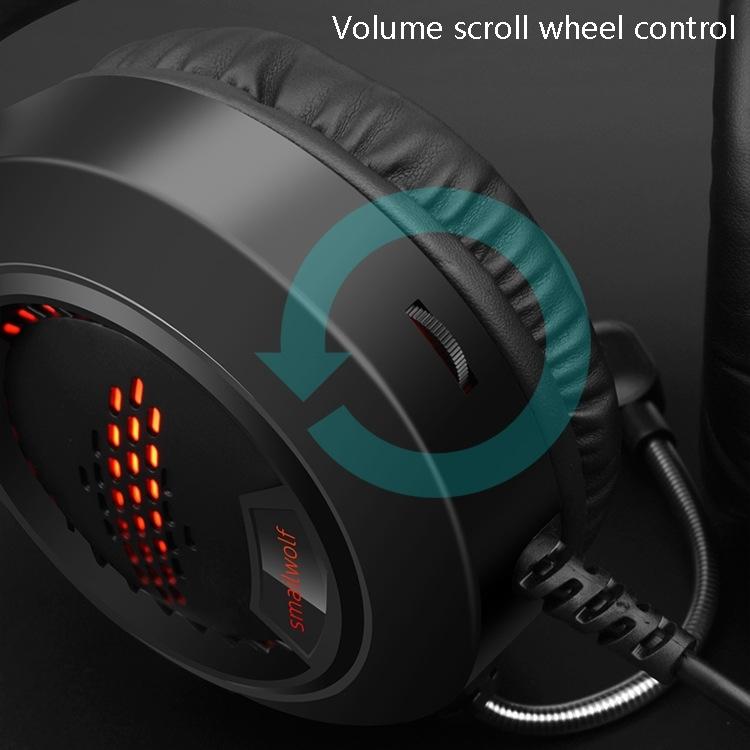3.5Mm Luminous Game Headset For Desktop - White